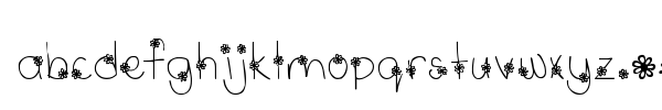 MTF Wildflower font preview
